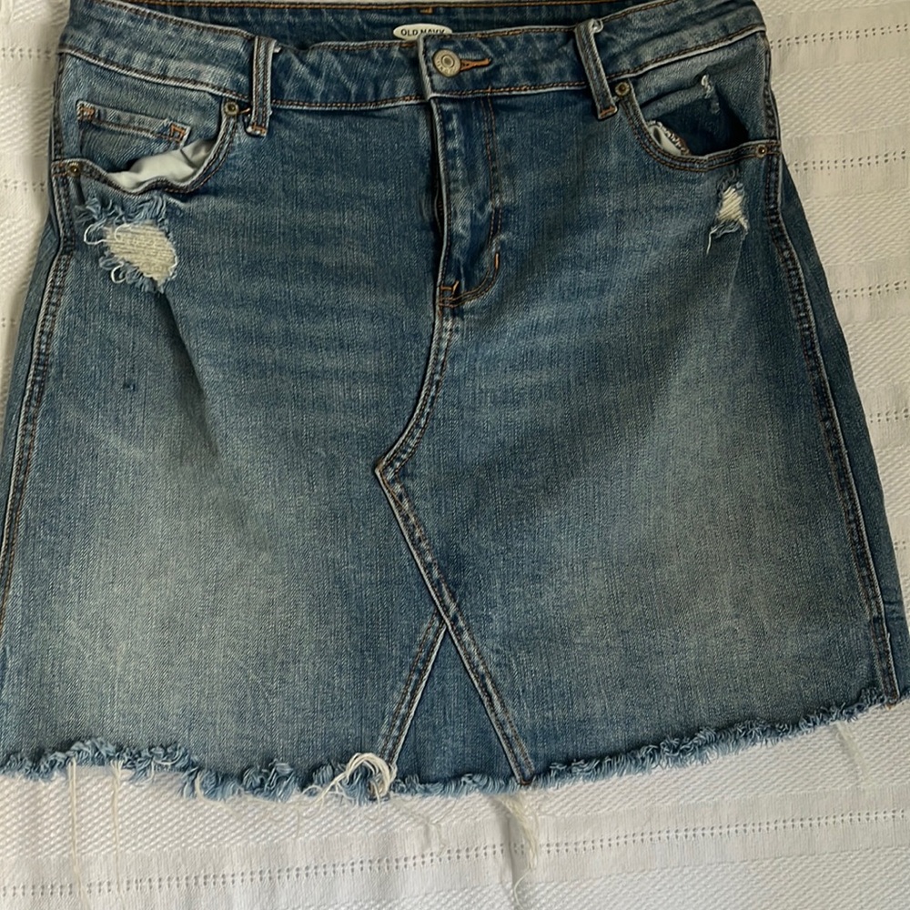 Womens denim skirt